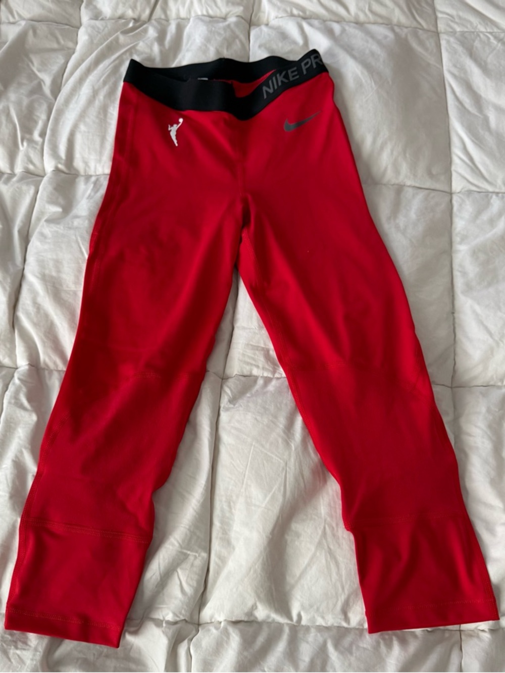 New Nike Pro WNBA RED Dri-fit Leggings Size small